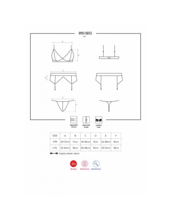 810-SEG-2 Ensemble 3 pcs - Blanc